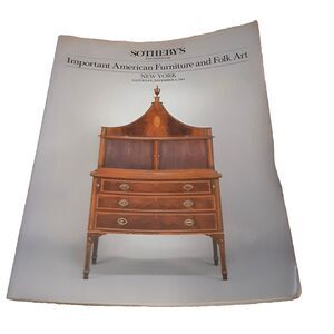 Sotheby's Important American Furniture & Folk Art 1984 Auction Catalog